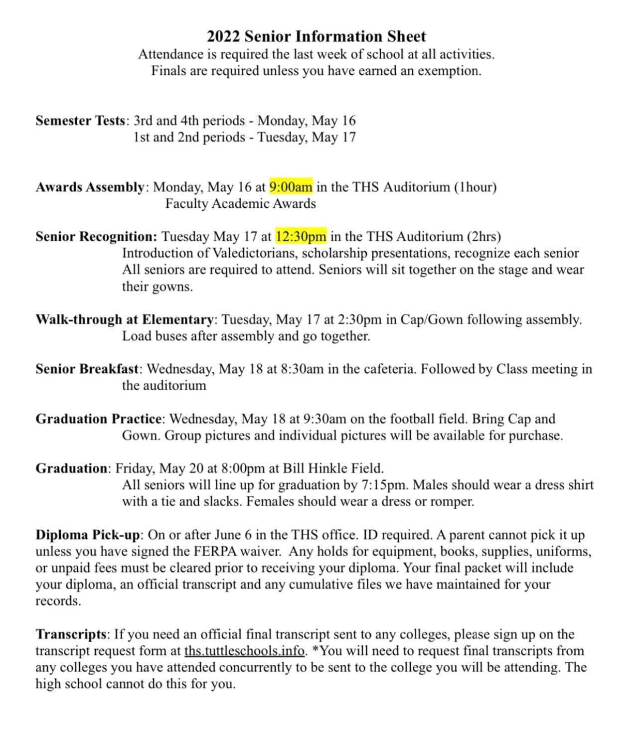 👩🏻‍🎓🐯👨🏻‍🎓Graduation week is upon us!... - Tuttle High School | Facebook
