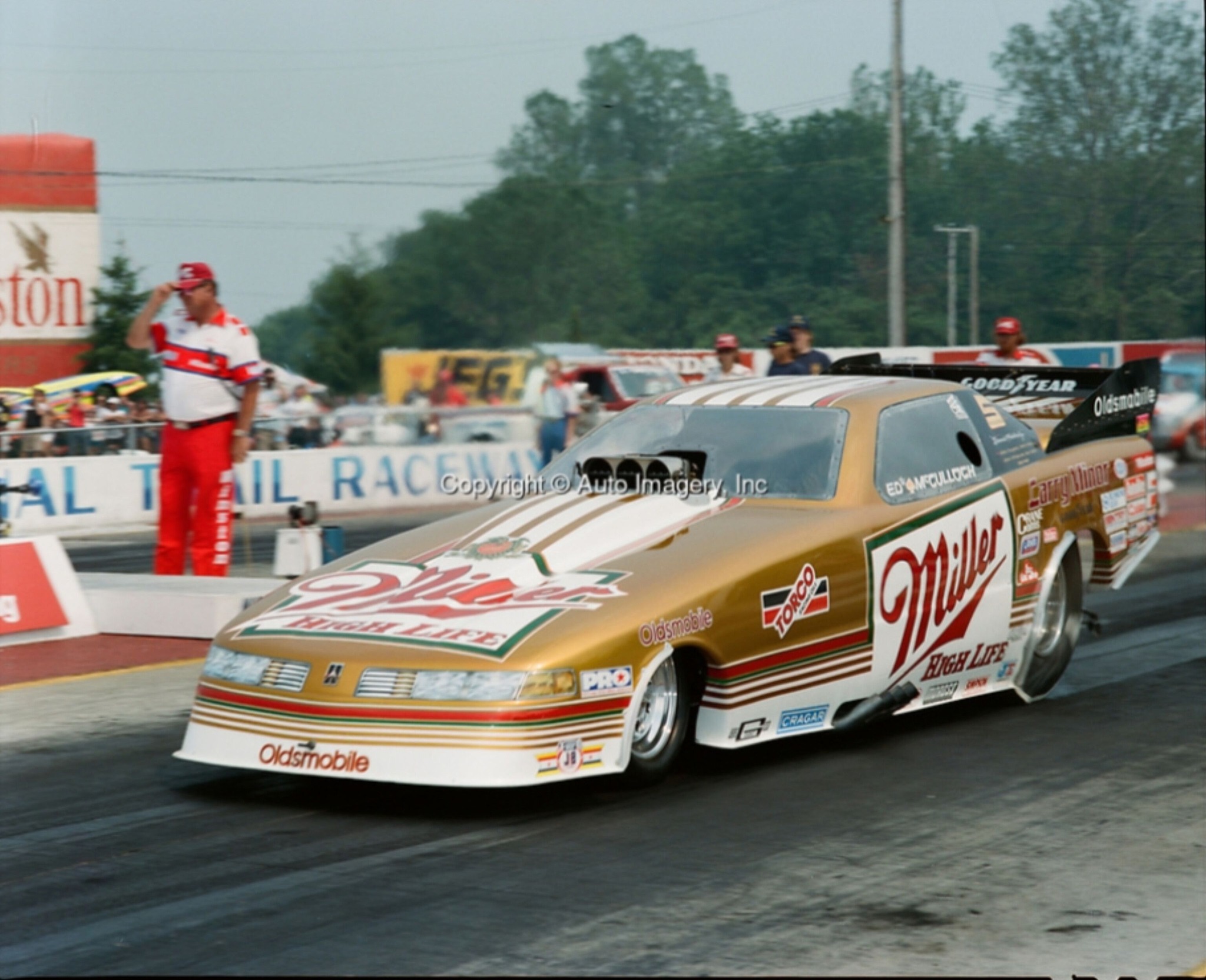 Drag - The Ace Ed McCulloch at the 1990 Springnationals at National ...
