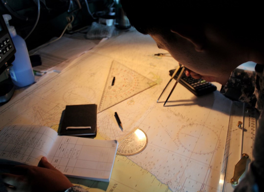 Republic - Putting the chartwork skills that they learnt in the ...