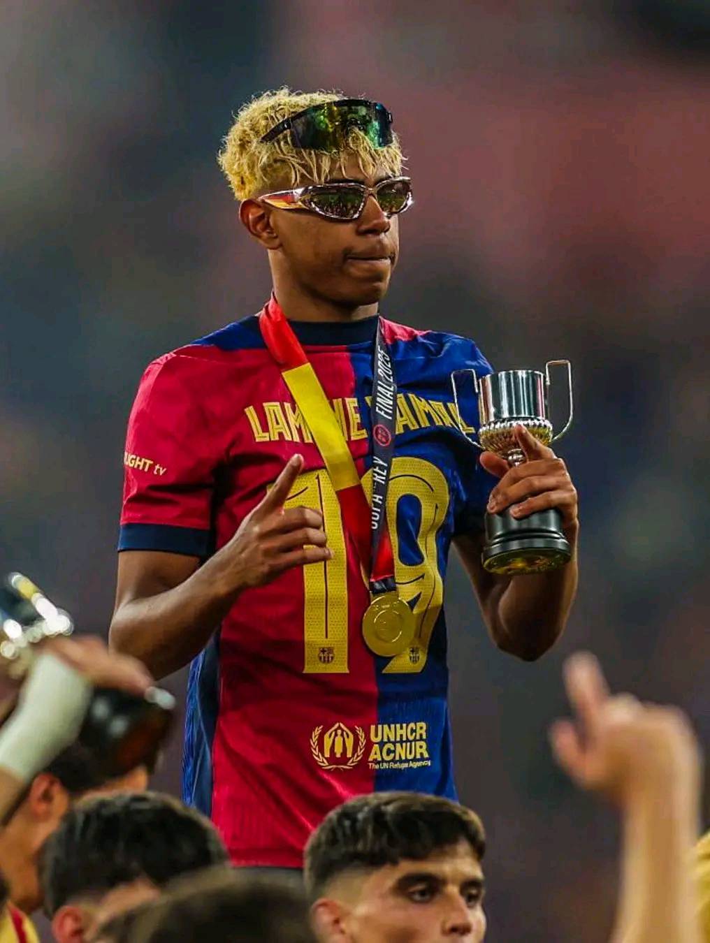 🚨Lamine Yamal at just 17 years old: ◉ 1x EURO ◉ 1x LaLiga ◉ 1x