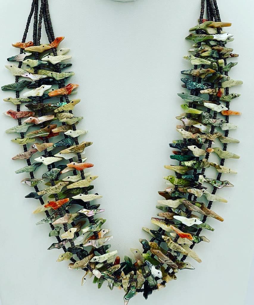 Andrea Lonjose Shirley's Zuni necklace showcases boundless creativity