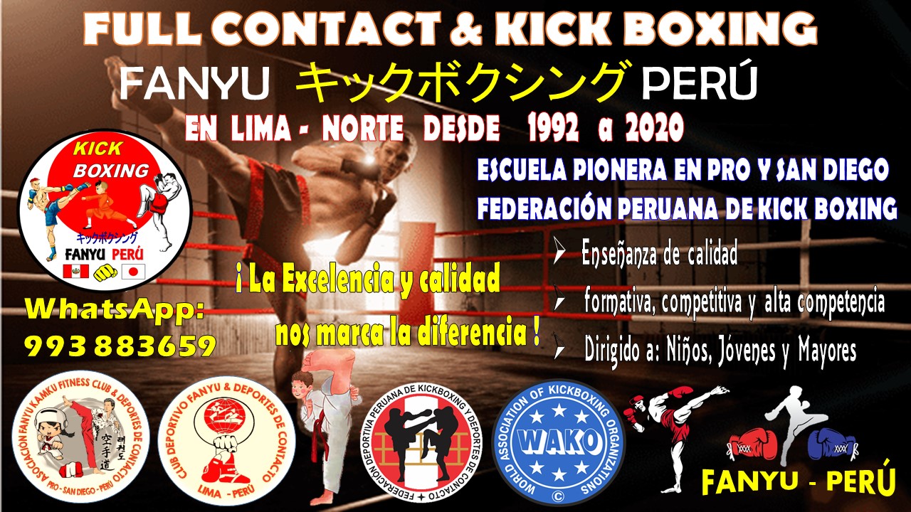 Full Contact - Kick Boxing - Cardio Kick Boxing Fanyu Perú | Lima