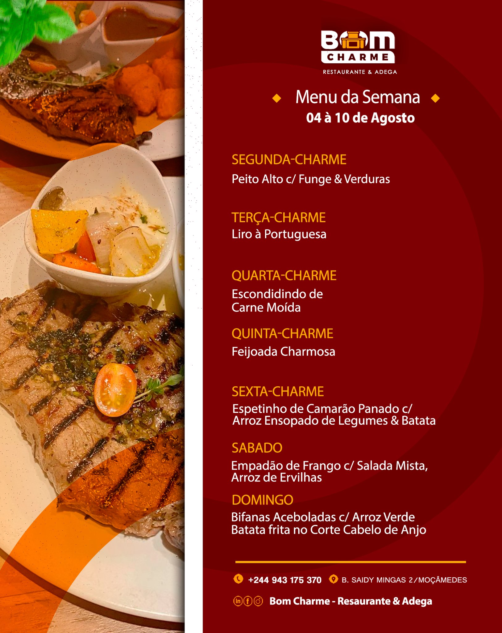 Bom Charme - Restaurante & Adega