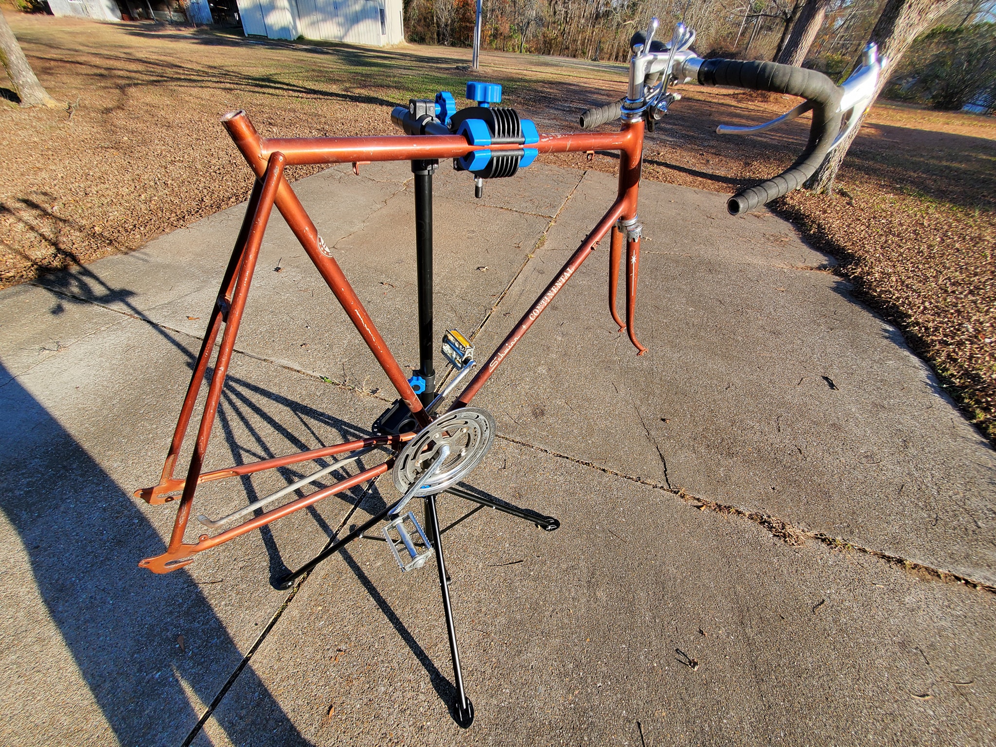 Minimizing scratches on a Schwinn Continental