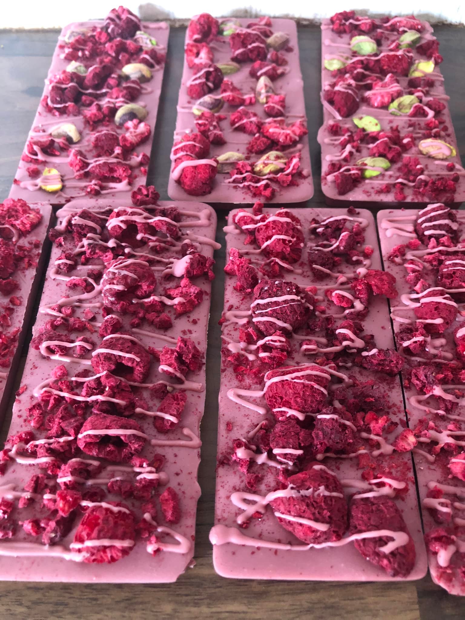 The Chocolate - Our delicious Ruby chocolate bars with their gorgeous ...
