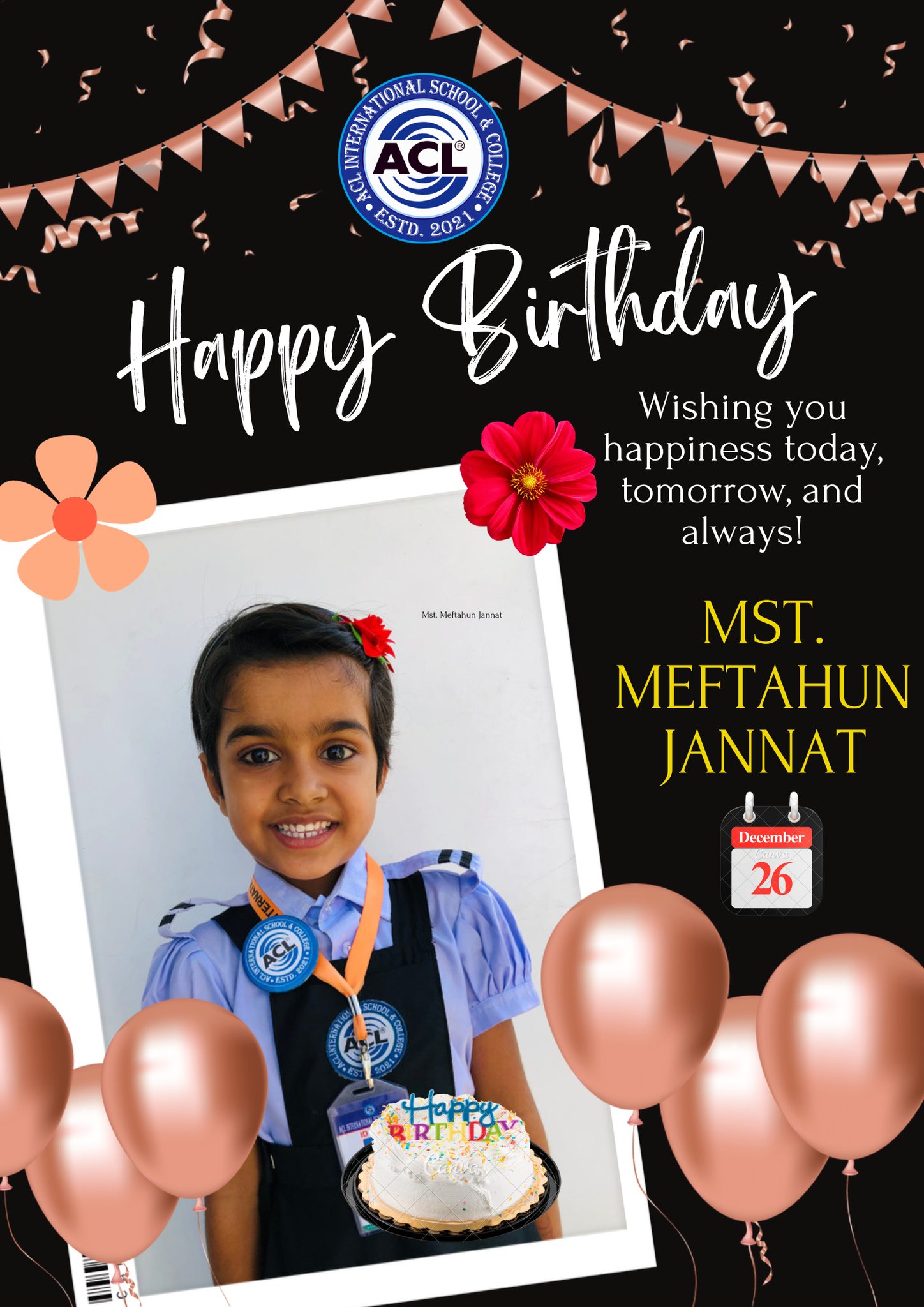ACL - "Happy birthday to the brightest star in our classroom! Wishing ...