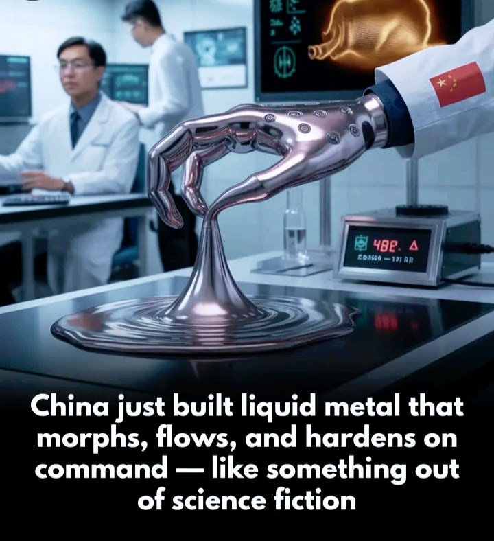 ZAN Chinese scientists create programmable liquid metal for shape