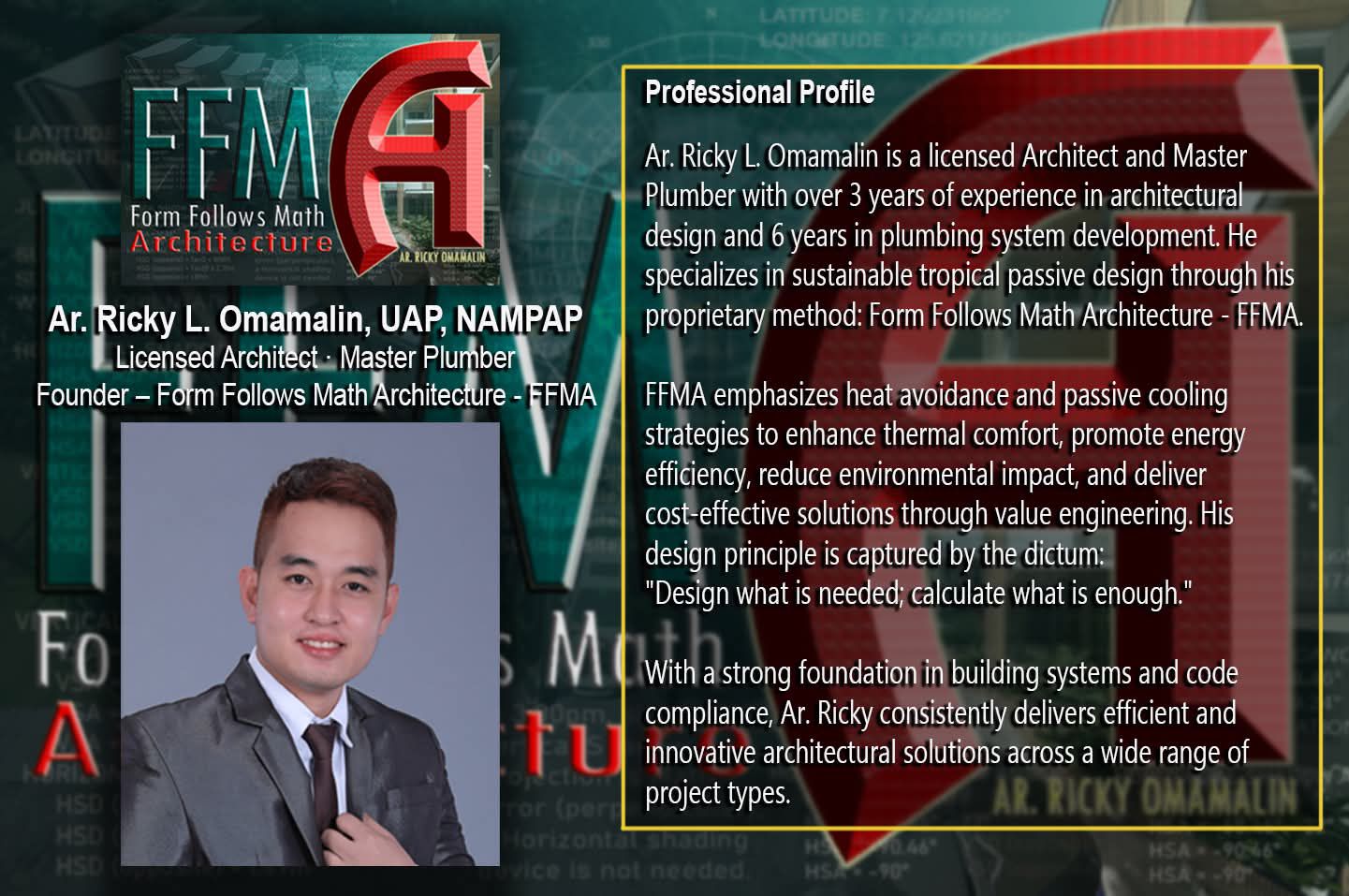 Form Follows Math Architecture - FFMA | Davao City
