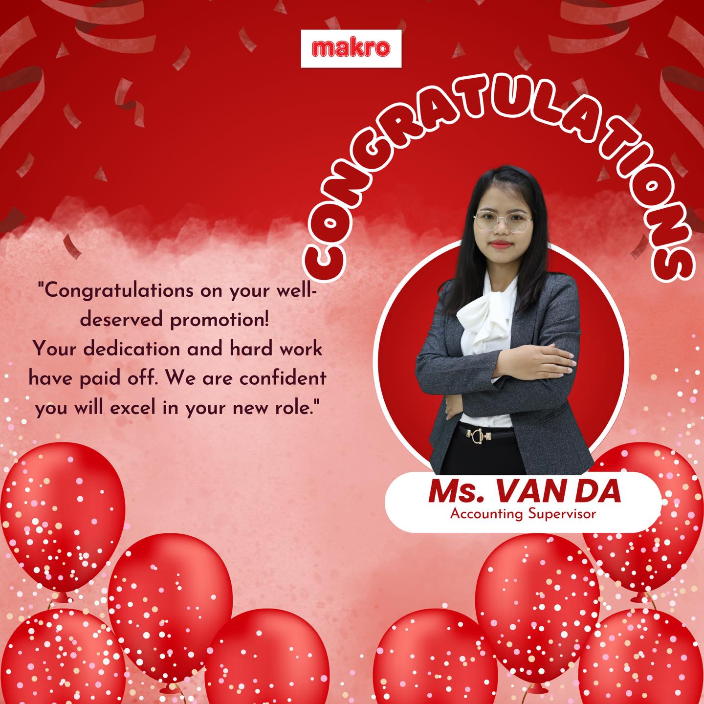 🎉 Congratulations on Your Promotion! 🎉... - Makro KH Careers | Facebook