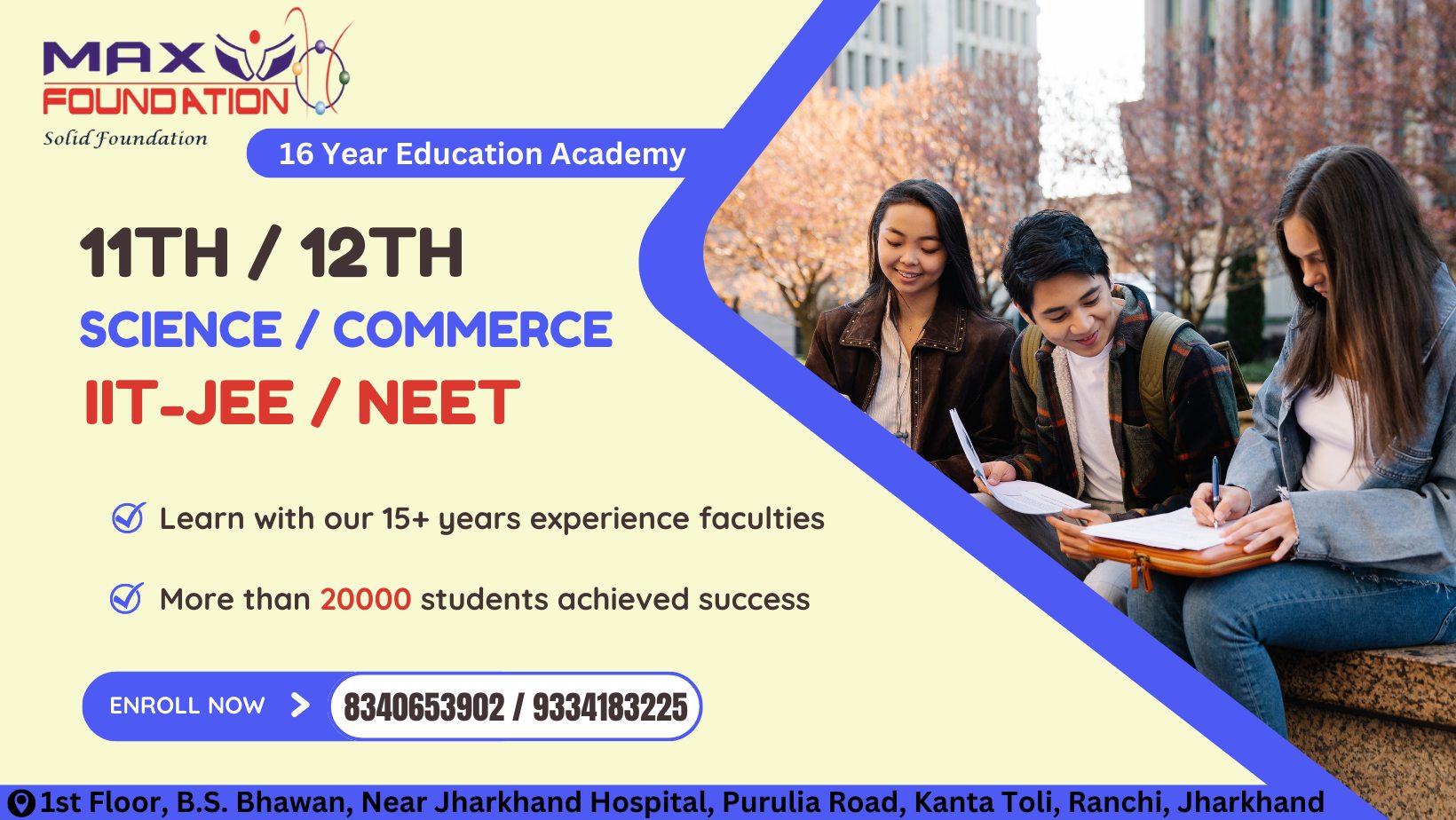 Max foundation ranchi | Ranchi