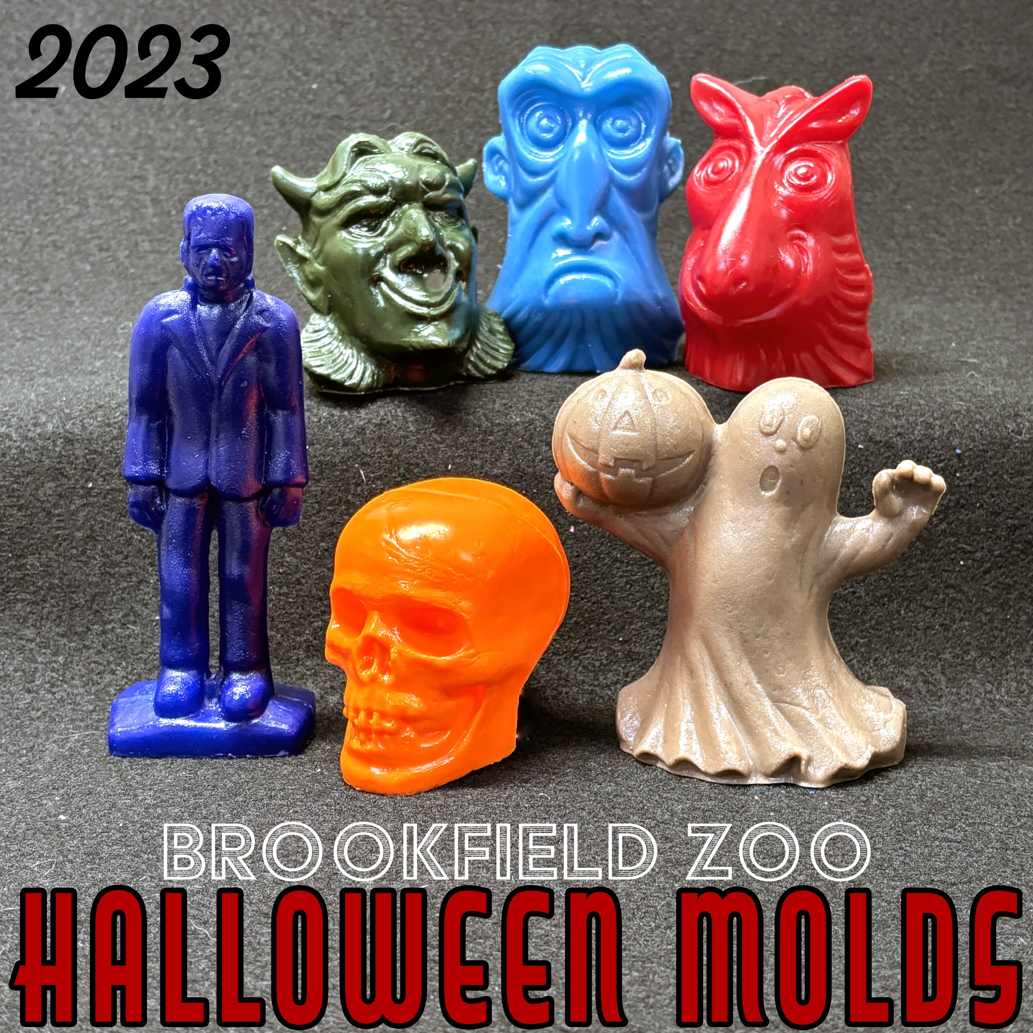 Limited edition Halloween molds at Brookfield Zoo