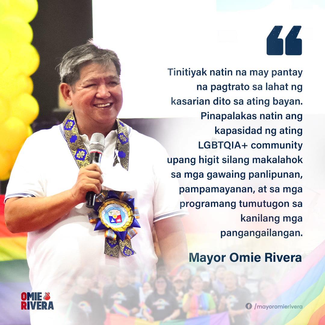 Mayor - Isinusulong natin ang isang inklusibong pamahalaan kung saan ...