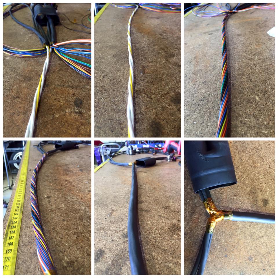 ProWire Performance Wiring - Transition details coming into a Raychem T ...
