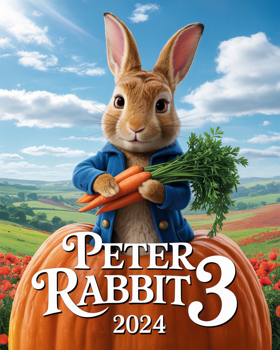 Disney - PETER RABBIT 3 (2024) Margot Robbie & Domhnall Gleeson Peter ...