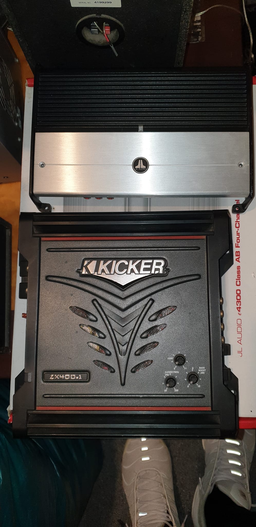 Kicker speaker and amp collection