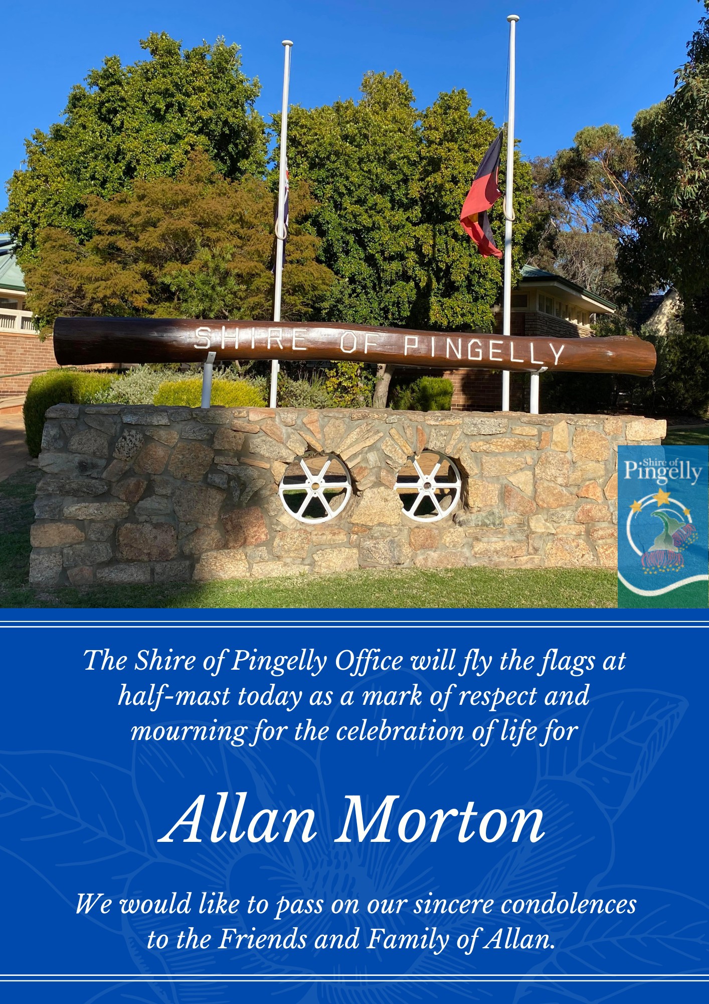 The Shire of Pingelly wishes to pass... - Shire of Pingelly | Facebook