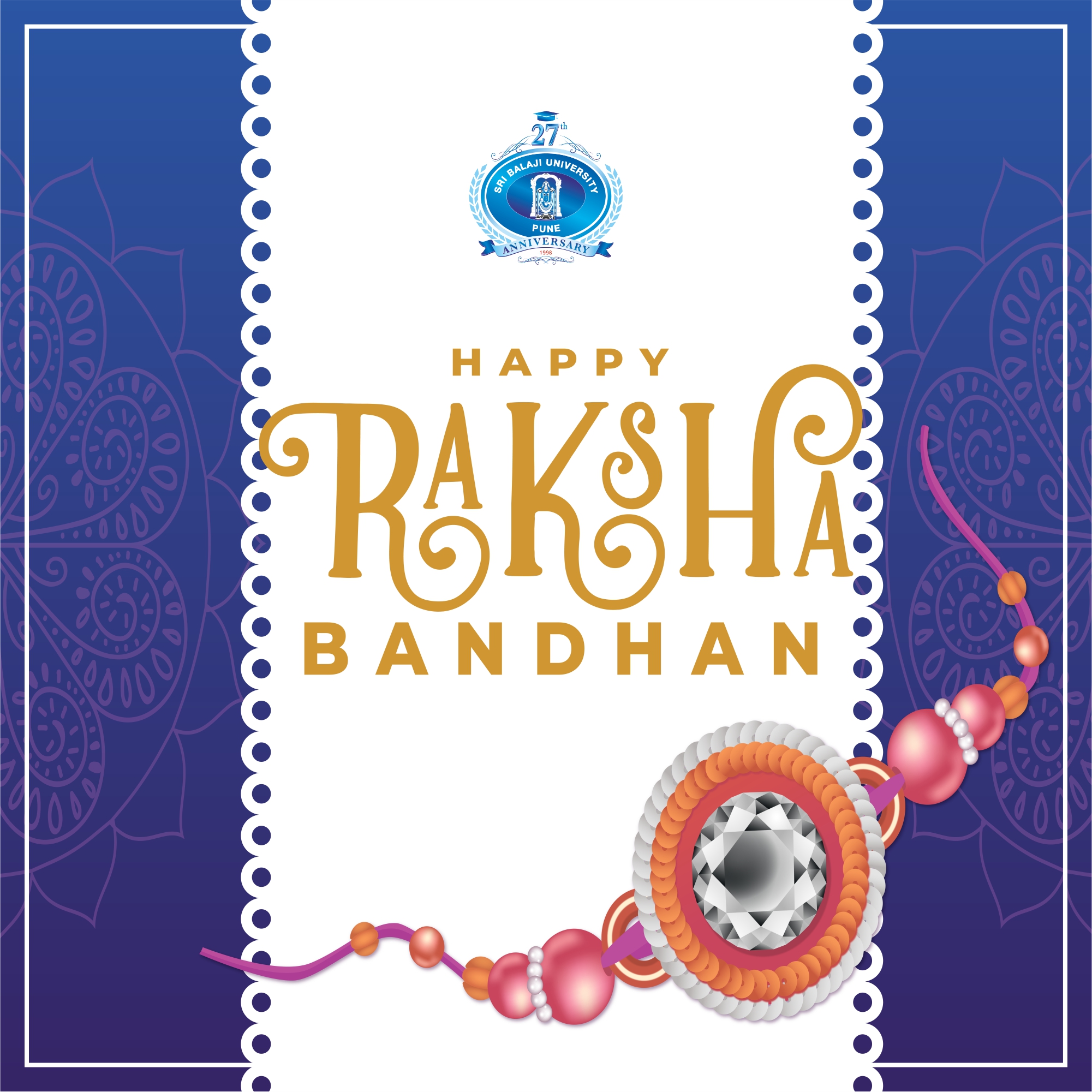 On this Raksha Bandhan, Sri... - Sri Balaji University, Pune | Facebook