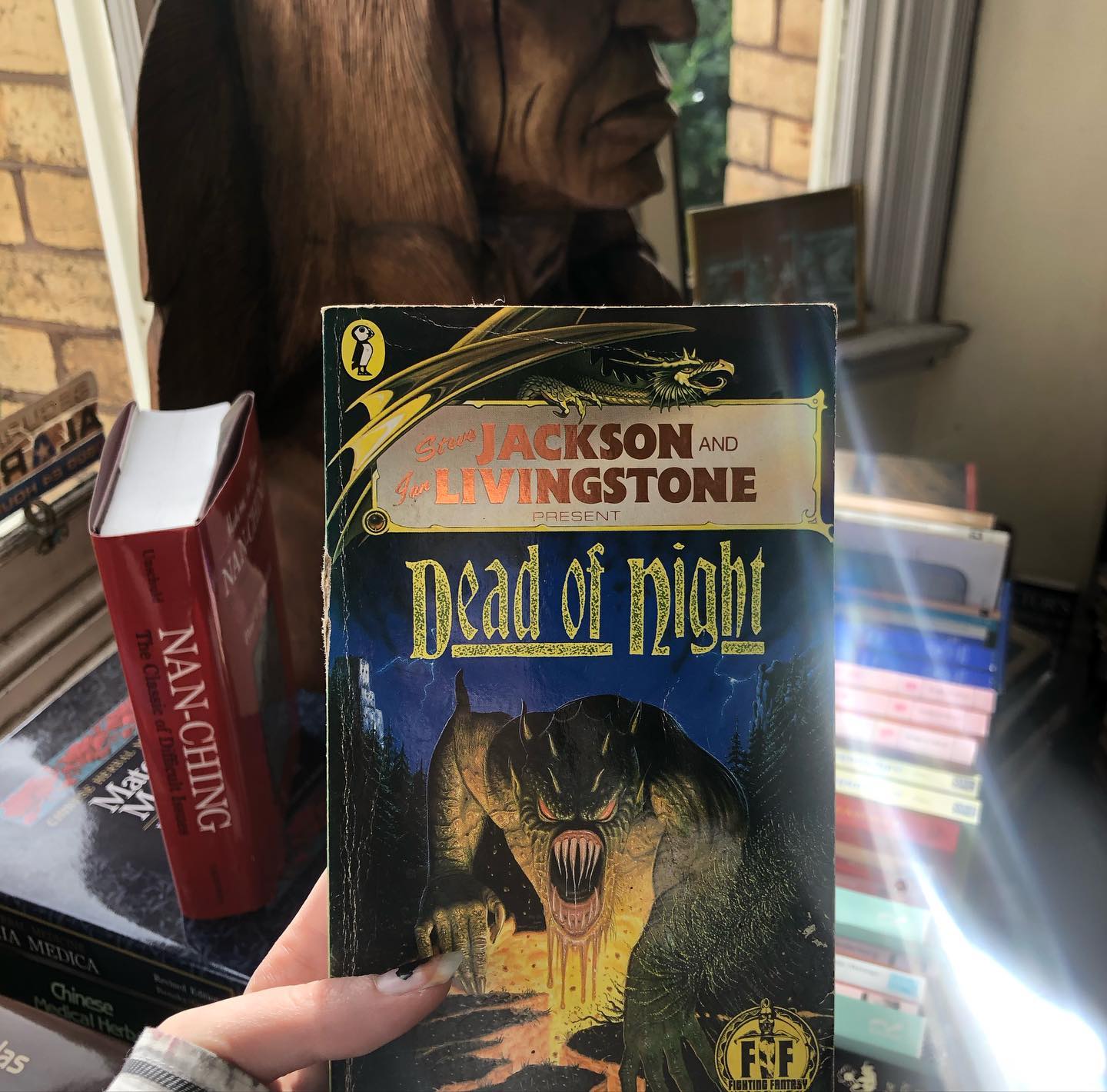 Fighting Fantasy game books by Ian Livingston and Steve Jackson