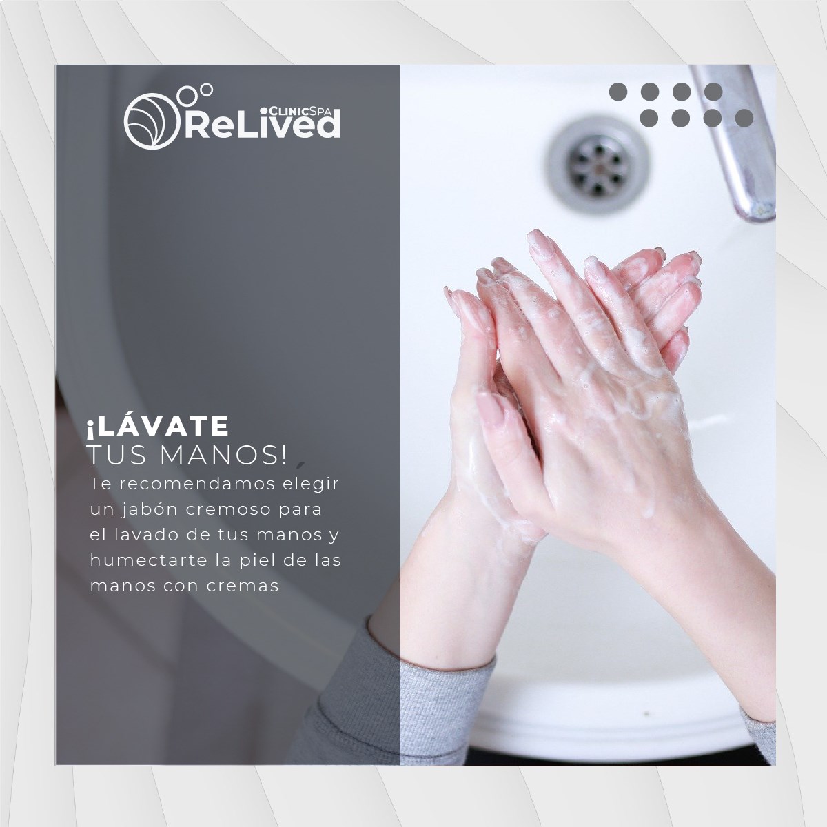¡A lavarse las manos! Con el objetivo... - ReLived ClinicSpa | Facebook