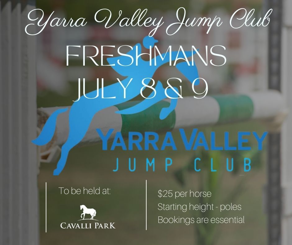 Yarra - JULY 8th & 9th - TWO days of Freshmans at Cavalli Park for YVJC ...