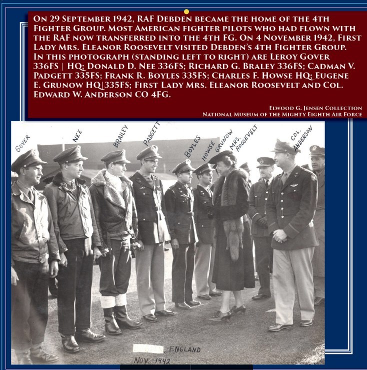 National - November 4, 1942 FIRST LADY MRS. ELEANOR ROOSEVELT VISITED ...
