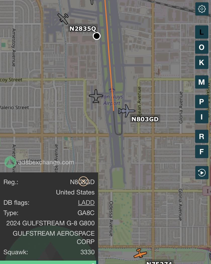 SK Airplanes - Ads-B shows that the G800 landed at Van... | Facebook