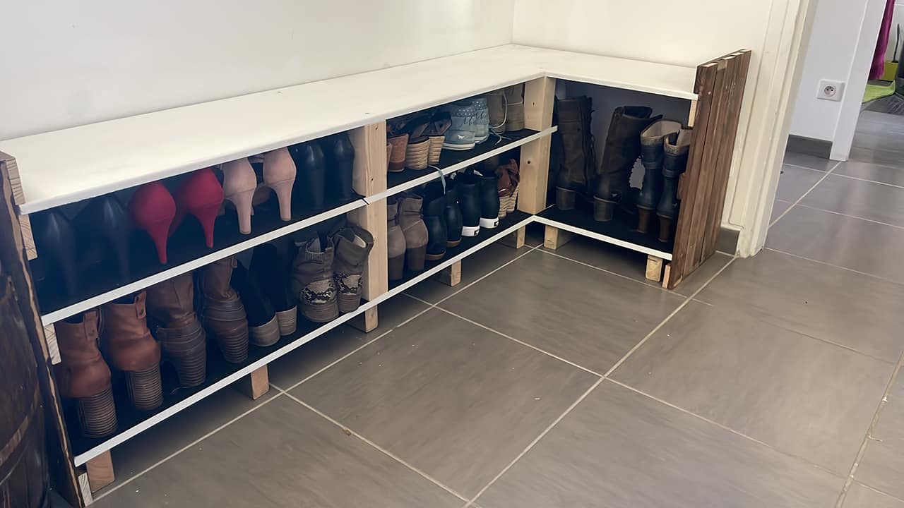 Système d'étagères avec 16 cubes, armoire de rangement pour enfants, armoire avec