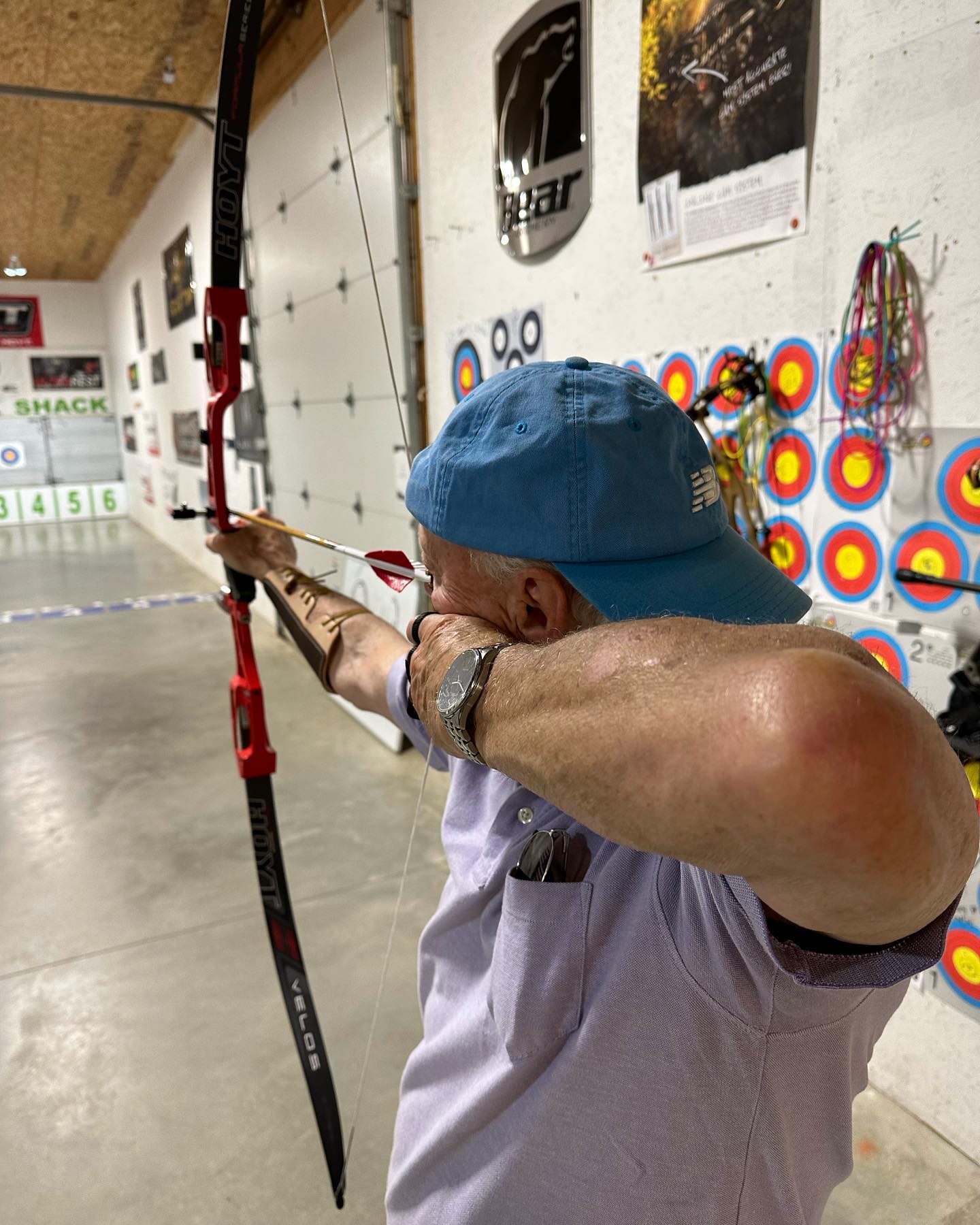 The Rack Shack - Greg crushing his recurve lesson 🏹...