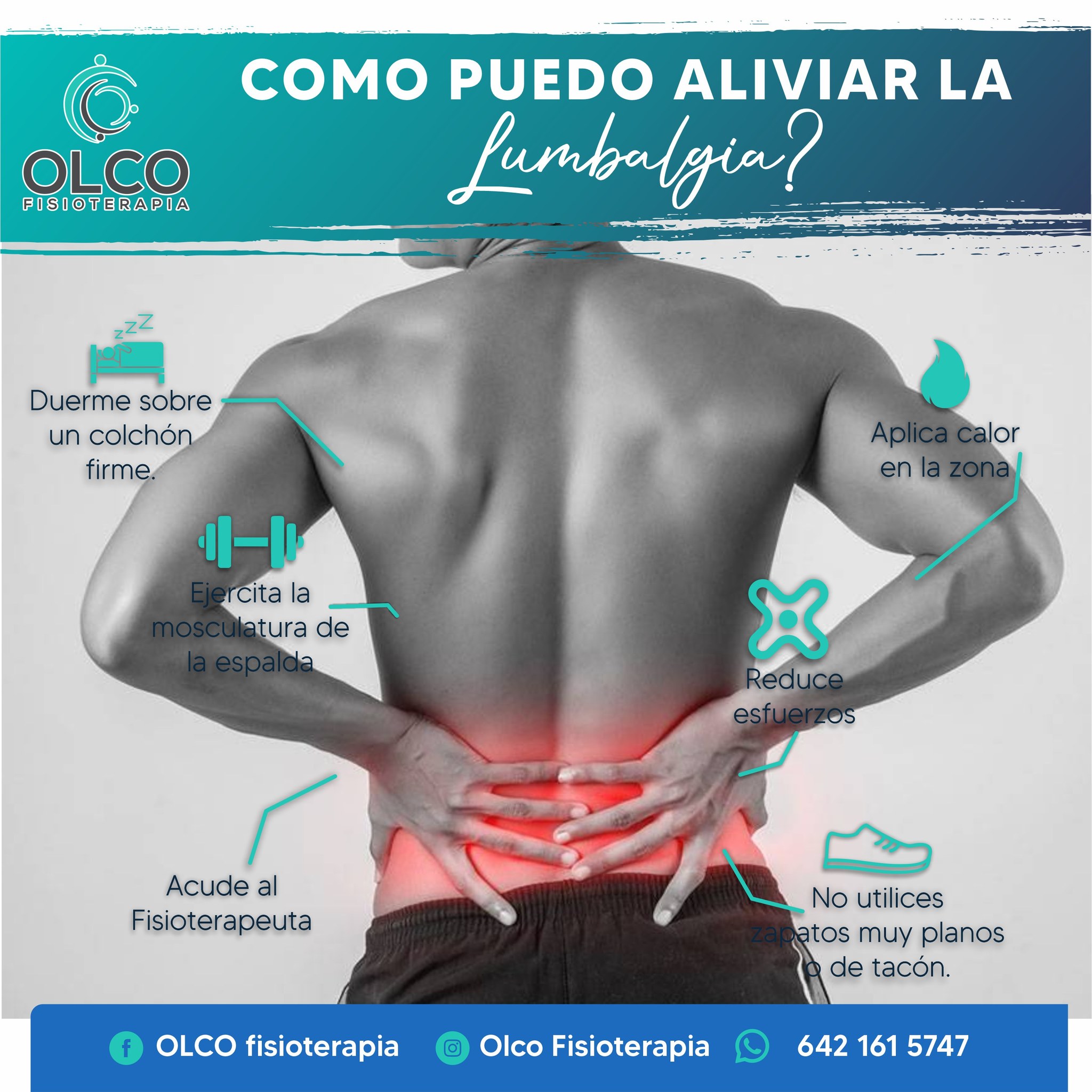 OLCO - La lumbalgia o dolor en la zona baja de la espalda es uno de los ...