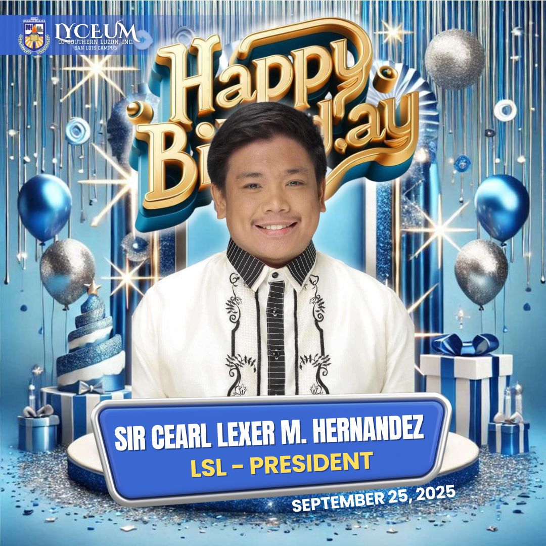 Happy... - Lyceum of Southern Luzon, Inc.-San Luis Campus | Facebook