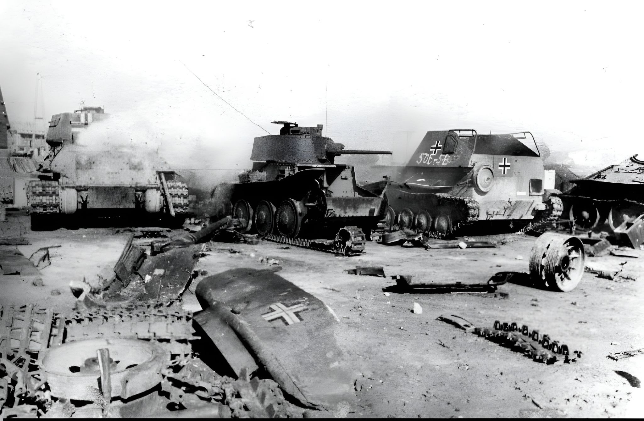 The Sd.Kfz.222 Königsberg of the 999th Armored Reconnaissance