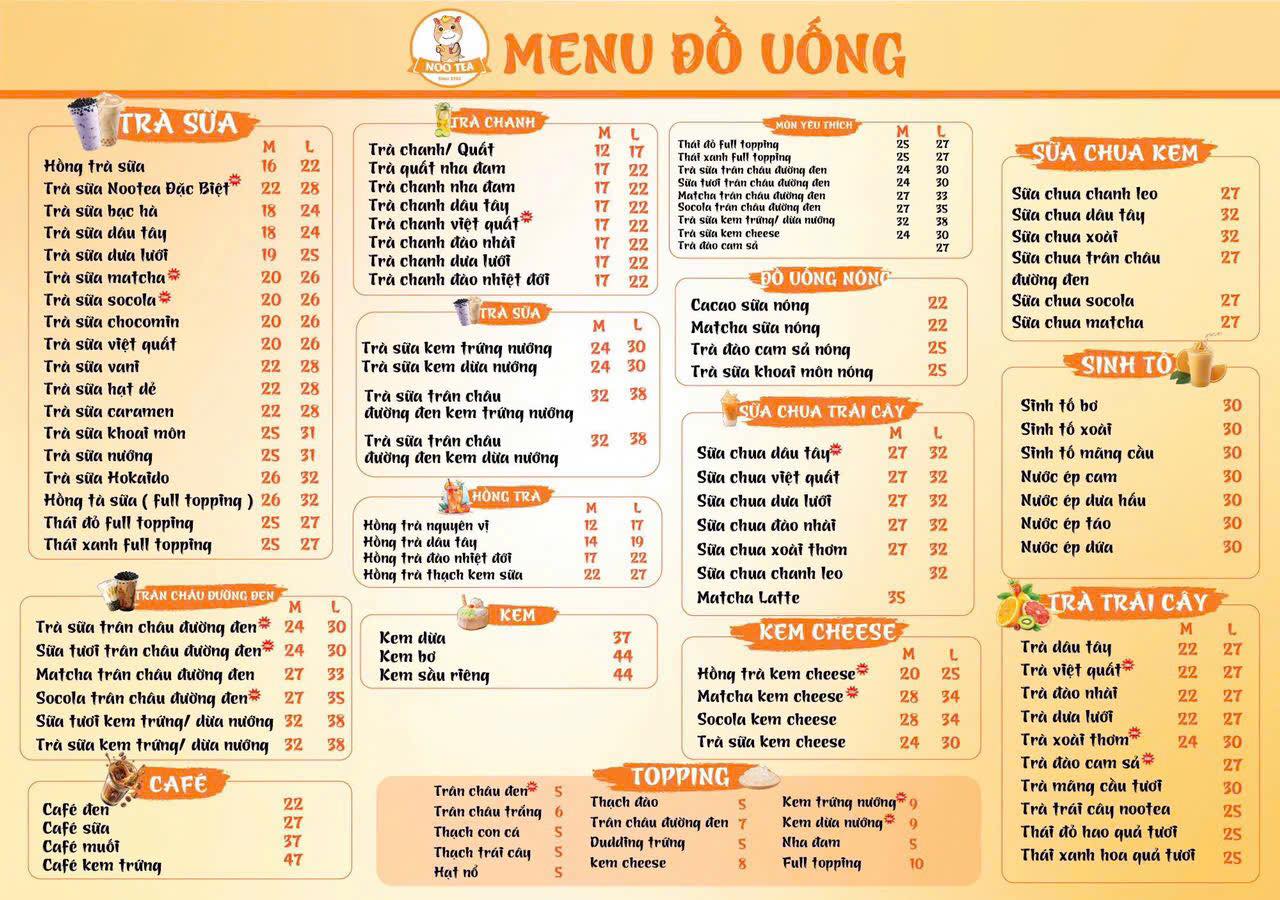 Chuỗi NooTea -... - Chuỗi NooTea - DragonTea Việt Nam