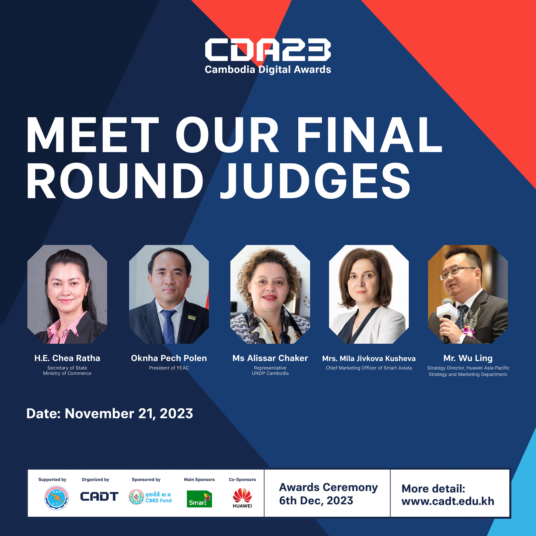 Cambodia - Introducing our esteemed panel of judges for the Cambodia ...