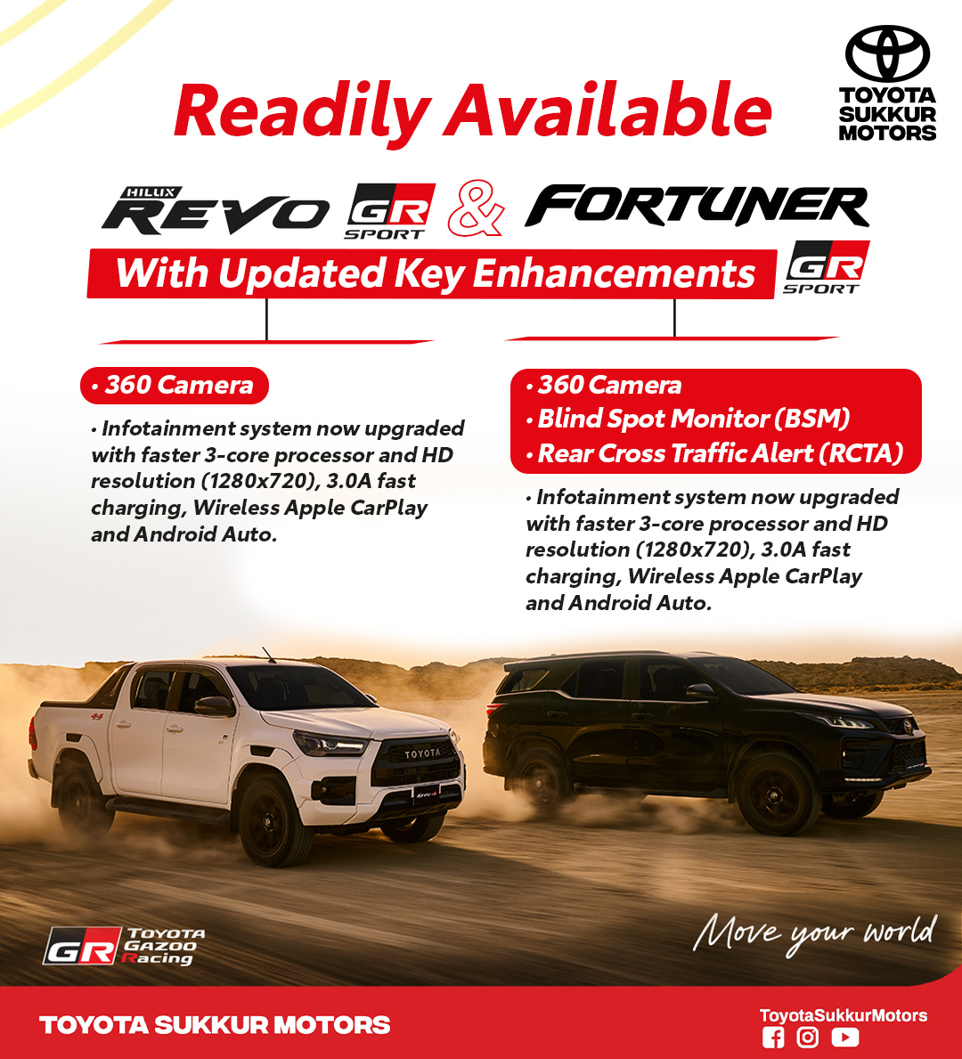 Toyota - 🚨 Exciting to Announce! 🚨 Revo GR-S & Fortuner GR-S are now ...
