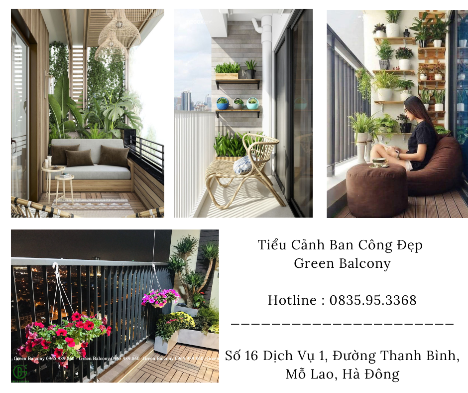 Tiểu Cảnh Ban Công Đẹp - Green Balcony