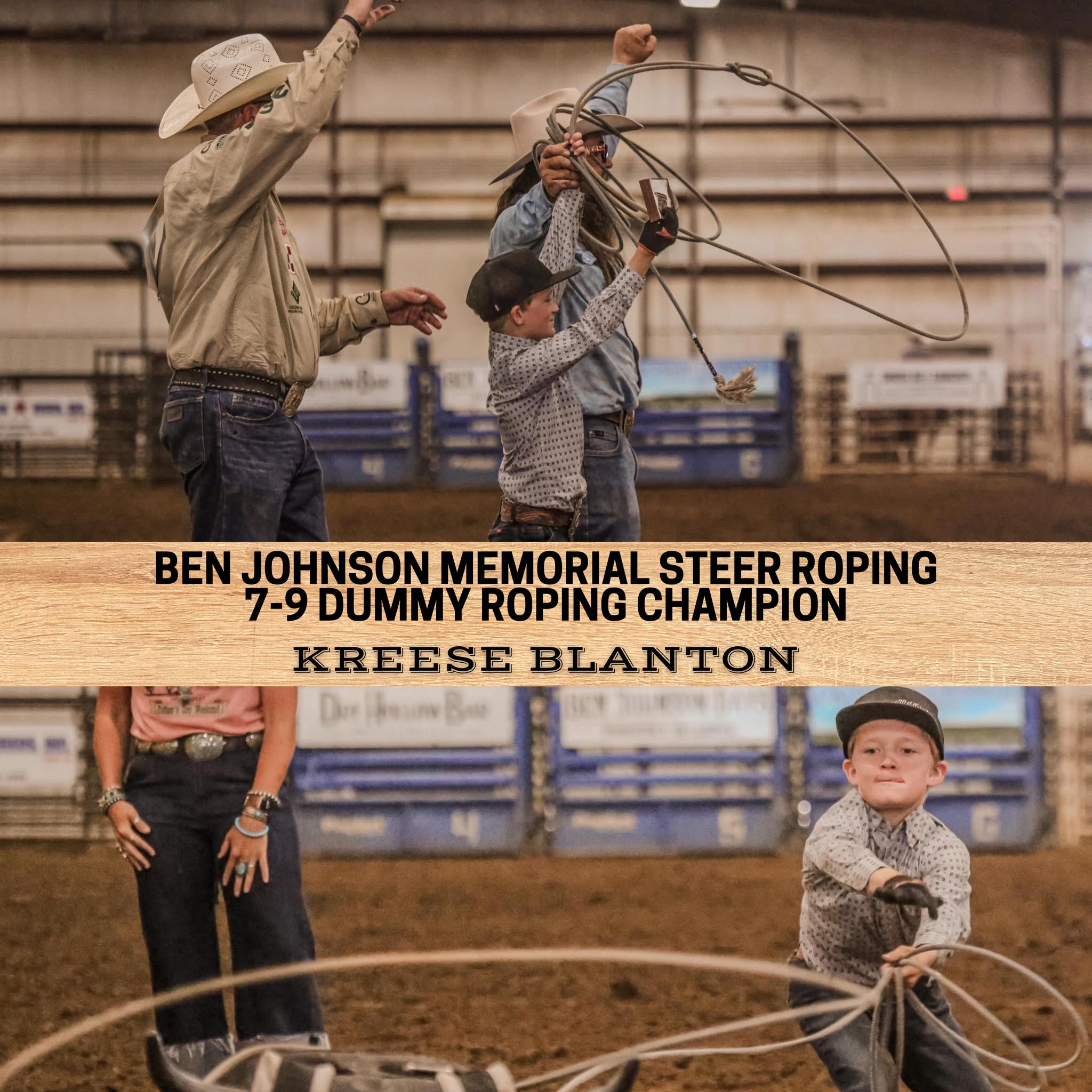 Ben Johnson Memorial Steer Roping | Pawhuska OK