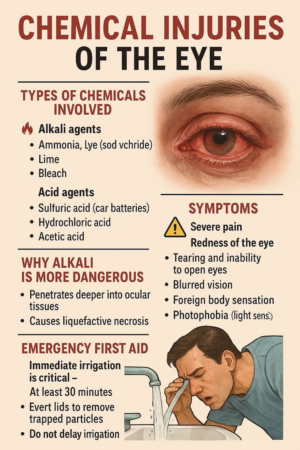 Students of optometry | CHEMICAL INJURIES AND BURNS | Facebook