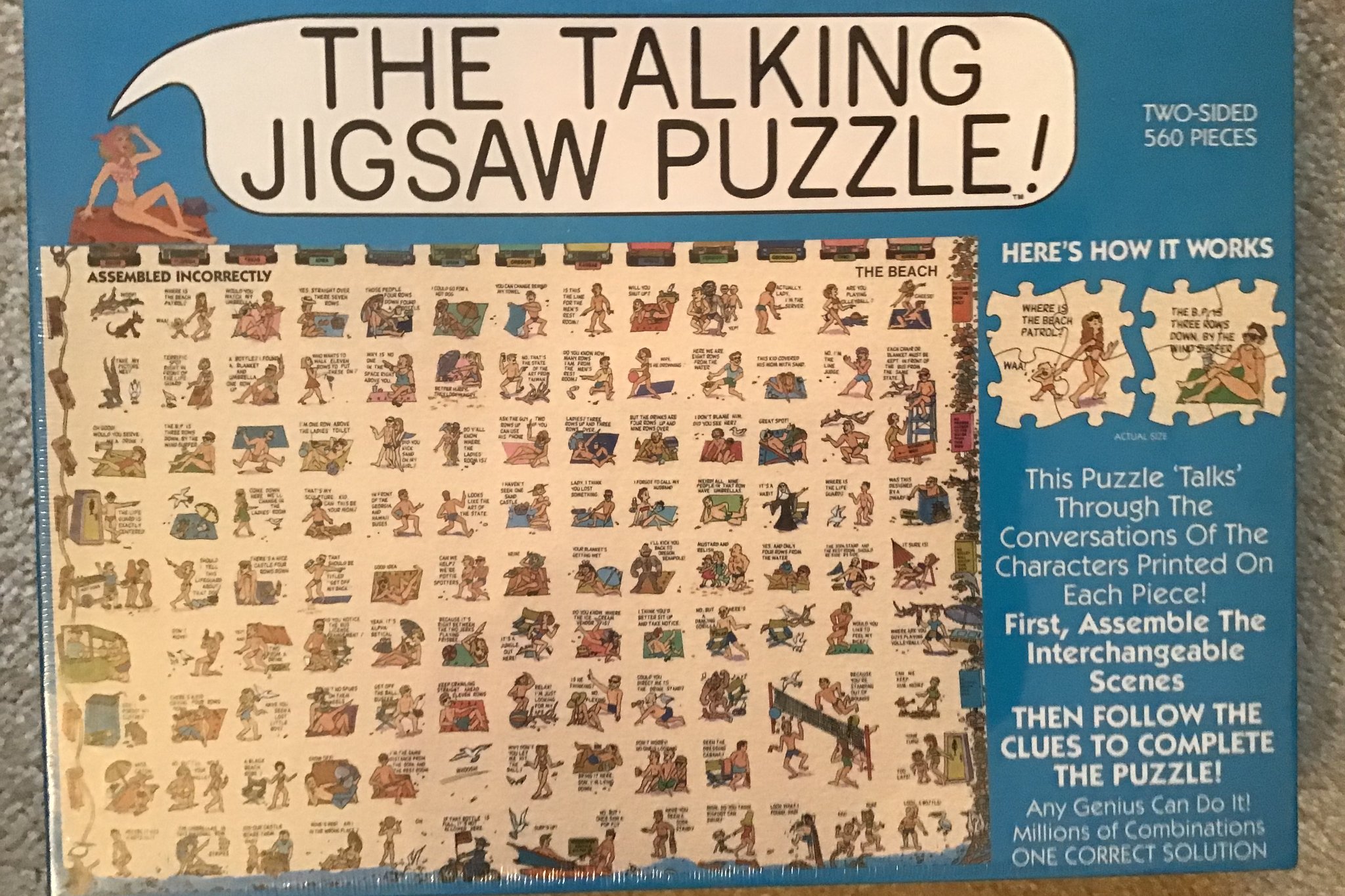 Talking jigsaw puzzle by Buffalo Games