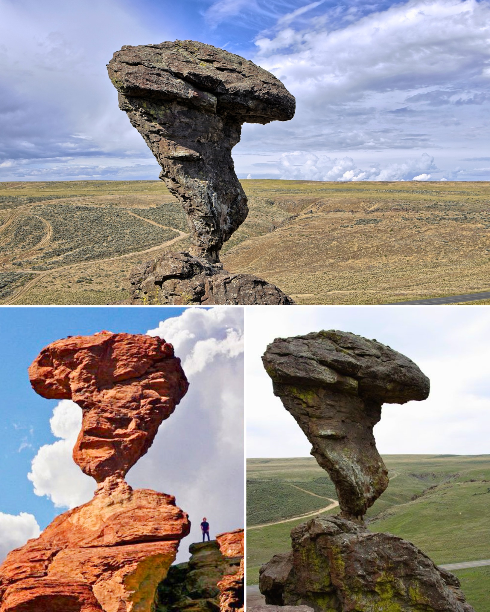Travel - Balanced Rock in Idaho, USA 🇺🇸 Balanced Rock in southern Idaho ...