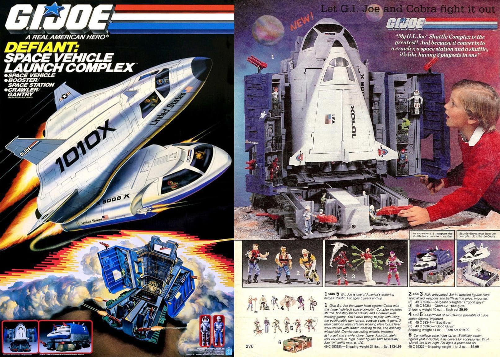 Hasbro G.I. Joe Defiant: Space Vehicle Launch Complex in the 1987 
