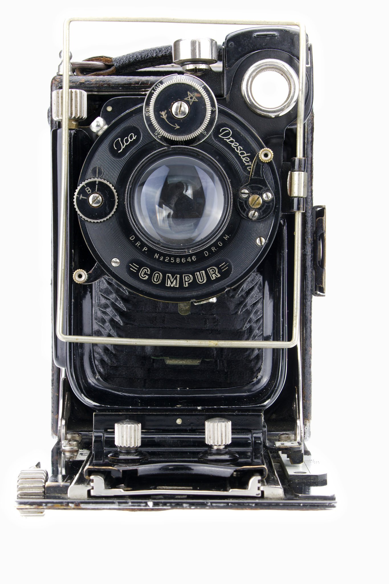 Vintage 1921 Ica camera with Carl Zeiss Jena Tessar lens