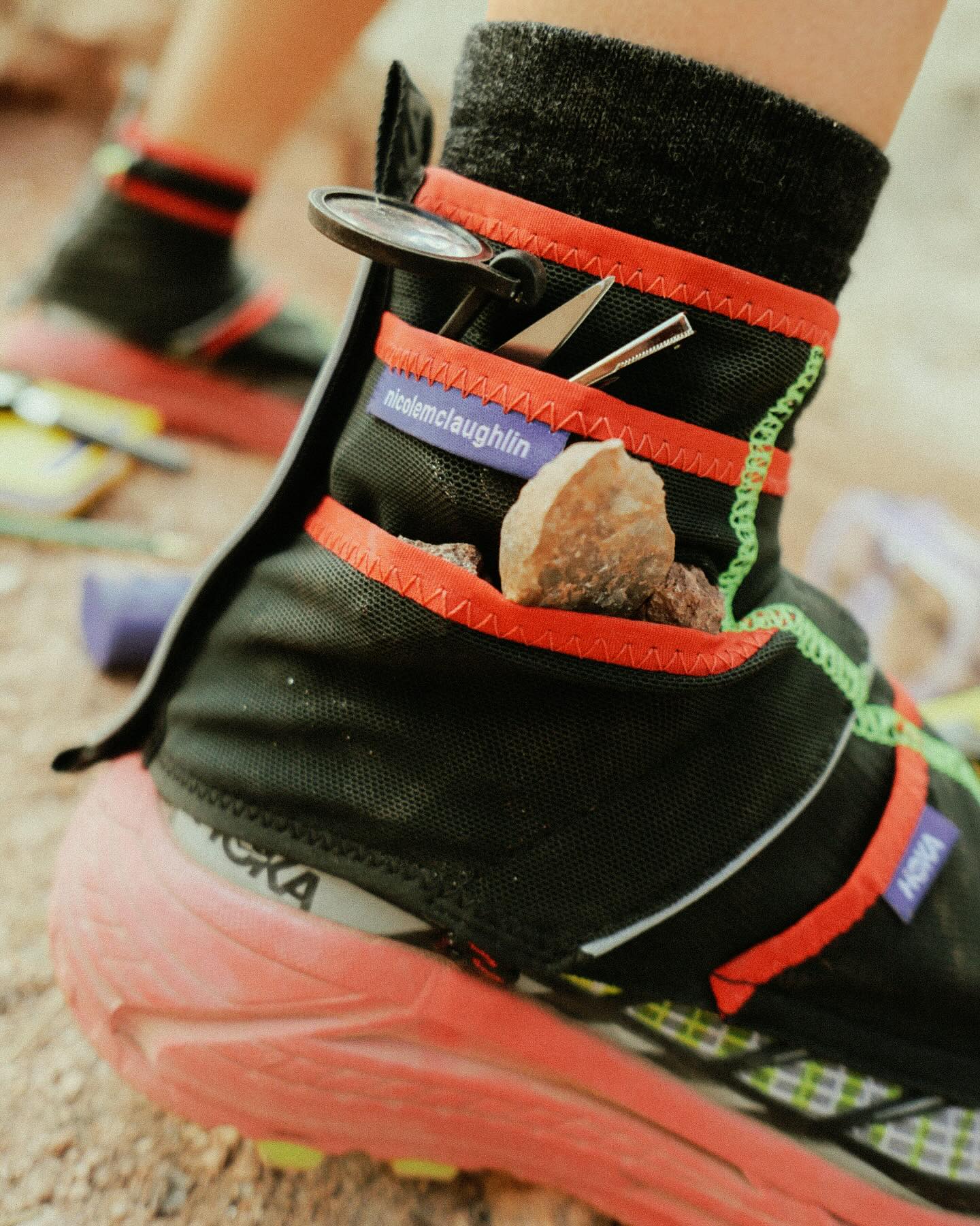 HOKA x Nicole McLaughlin Mafate Three2 ⚒️ Outfitted with a dirt 