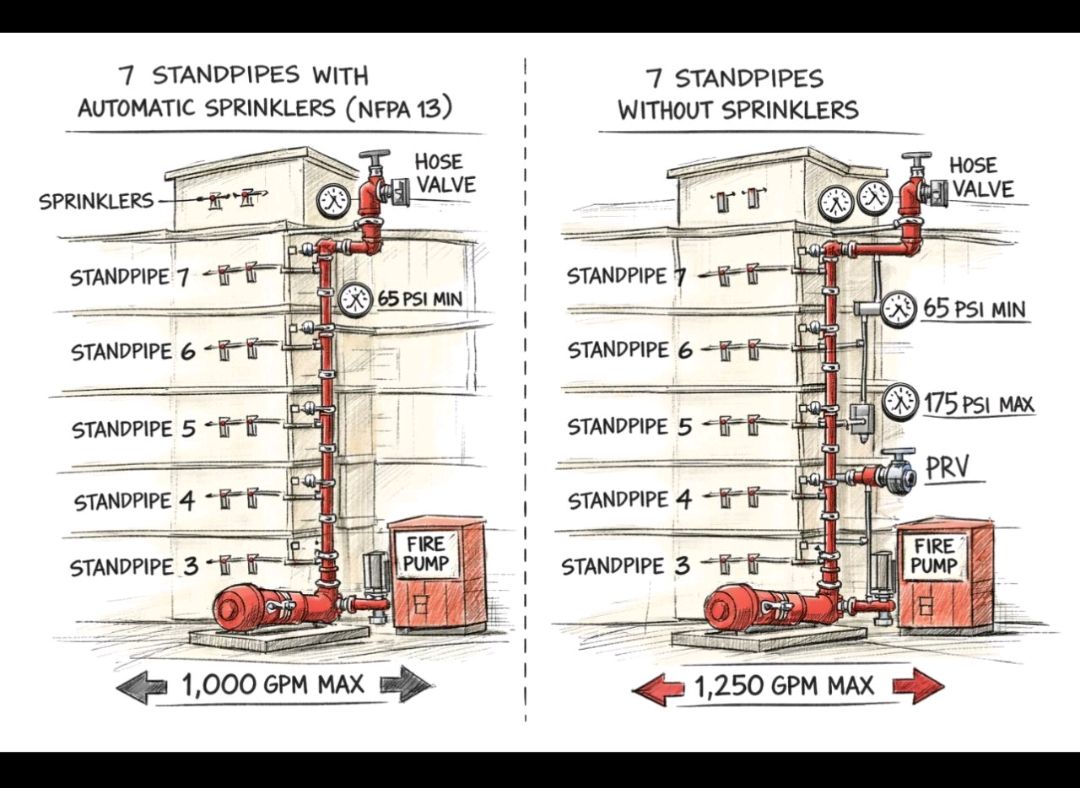 Fire-fighting - NFPA 14 Standpipe Design - Quick Expert Tip Many ...