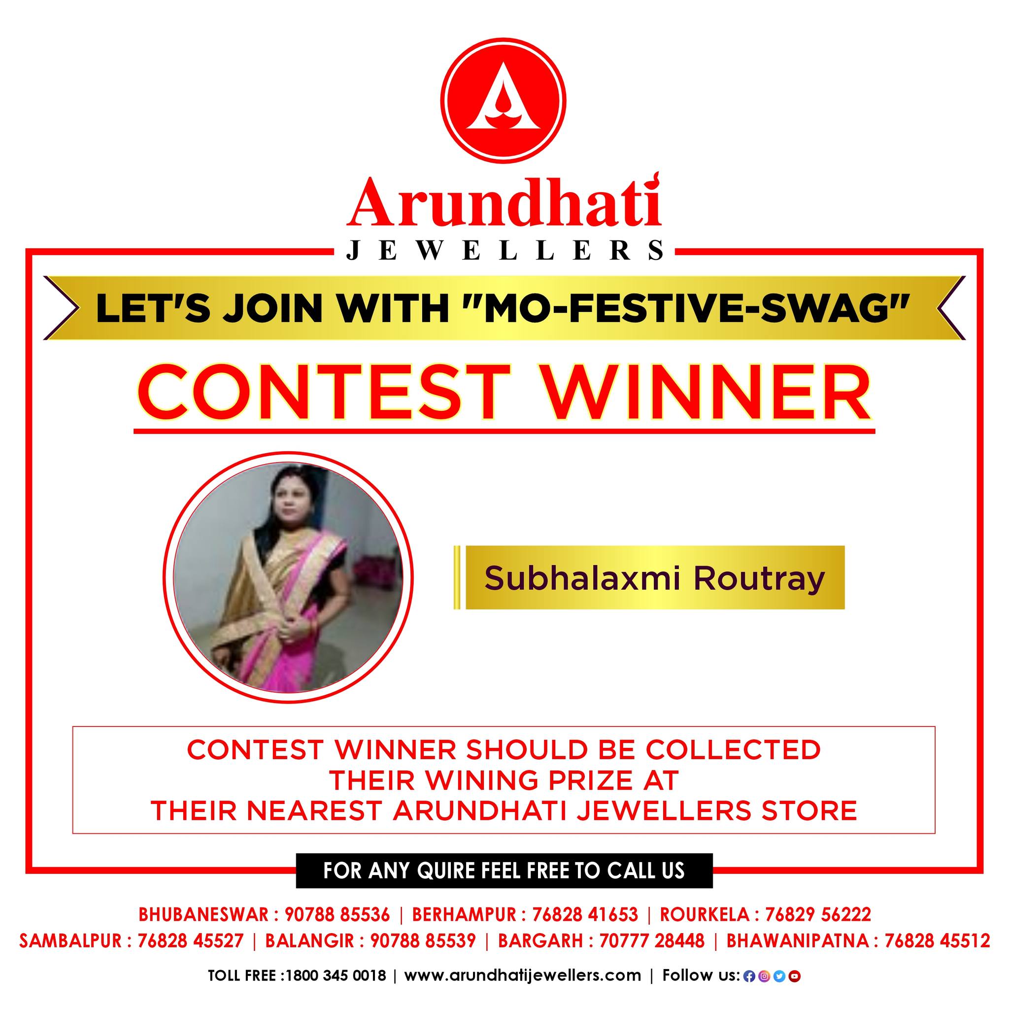 Congratulations to Shubhalaxmi... - Arundhati Jewellers | Facebook