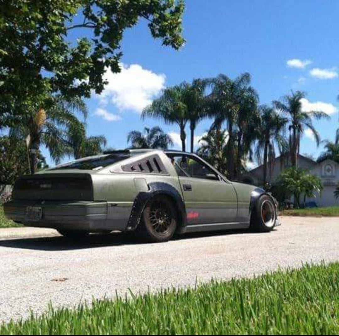 Howdy Yall. My old 87 300ZX, Z31 On some Eagle Alloy 028 15x10 -44