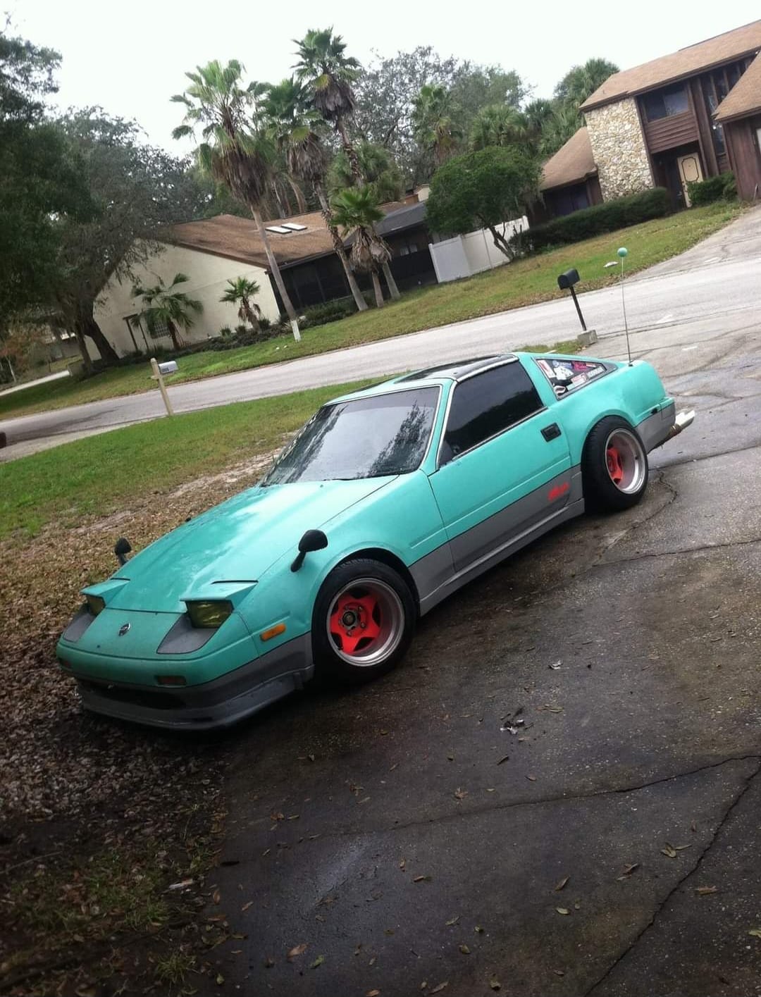 Howdy Yall. My old 87 300ZX, Z31 On some Eagle Alloy 028 15x10 -44