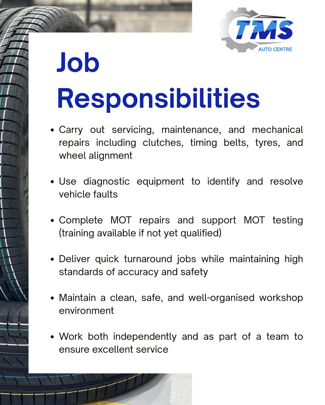 TMS Auto Centre Ltd | Rotherham