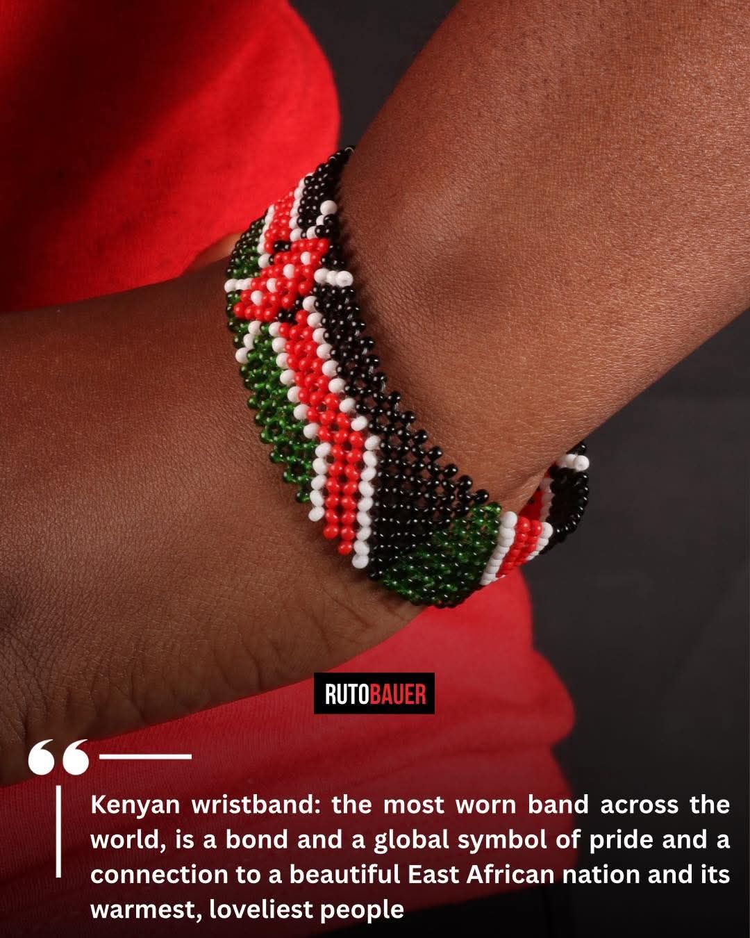The iconic “254” bracelet 🇰🇪 is turning into a global symbol of