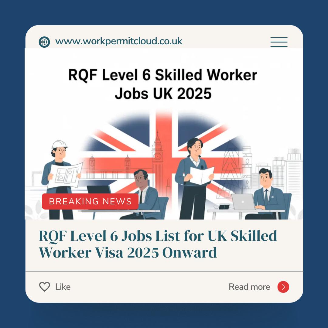 Work - 🚨 BIG CHANGE for Skilled Worker Visa Applicants! 🚨 Starting 22 ...