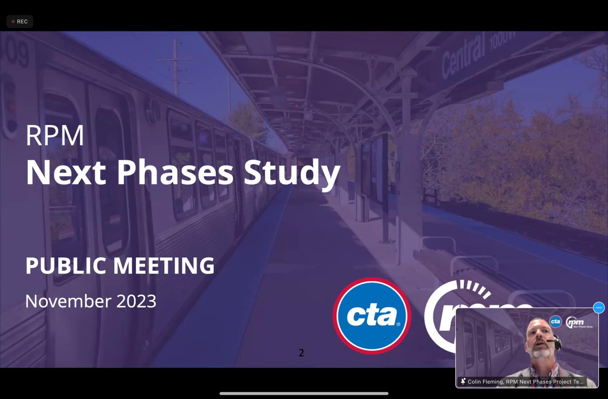 Chicago L | Key slides from CTA-RPM Phase 2 presentation | Facebook